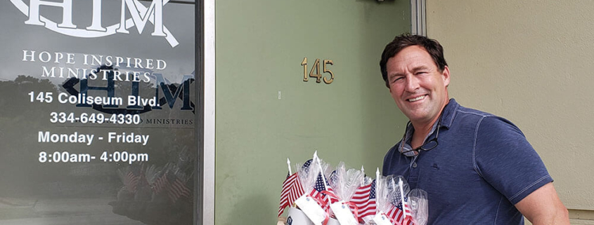 Attorney Clay Phillips support Hope Inspired Ministries - 4th of July treats